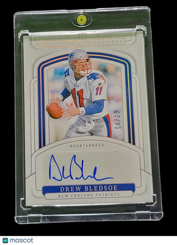 2025 Panini National Treasures Drew Bledsoe #SIGS-DBE /25