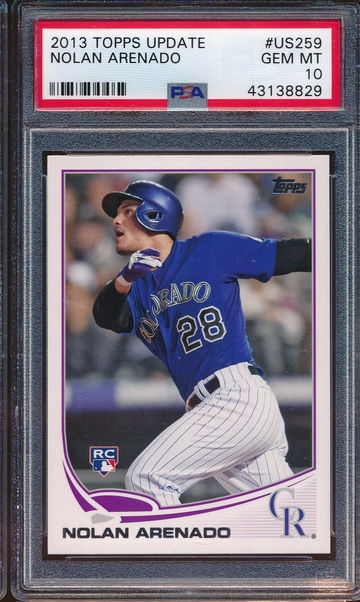 2013 Topps Update #US259 Nolan Arenado RC ROOKIE PSA 10 8829