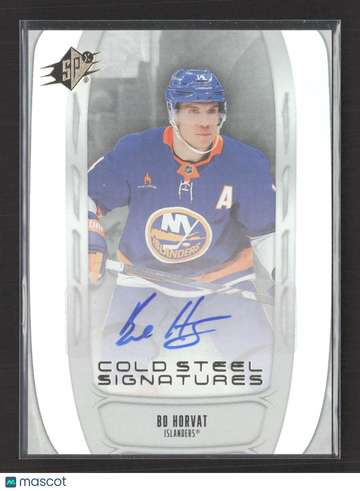 2026 Upper Deck SPx Cold Steel Signatures Bo Horvat #CS-BH