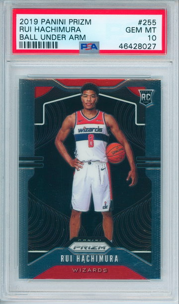 Rui Hachimura 2019 Prizm Variation - Ball Under Arm - PSA 10