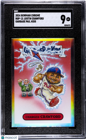 2024 Bowman Chrome Justin Crawford #BGP-13 GPK SGC 9