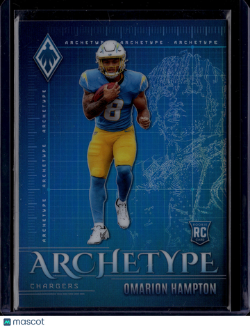 2025 Panini Phoenix Archetype Omarion Hampton #18 RC