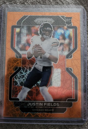 Justin Fields Prizm Orange Lazer