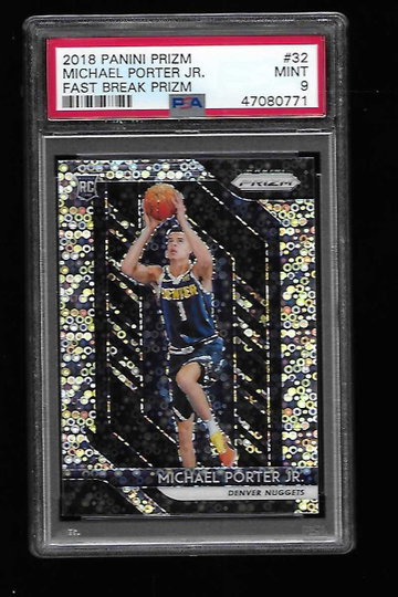 2018 PRIZM MICHAEL PORTER JR FAST BREAK 