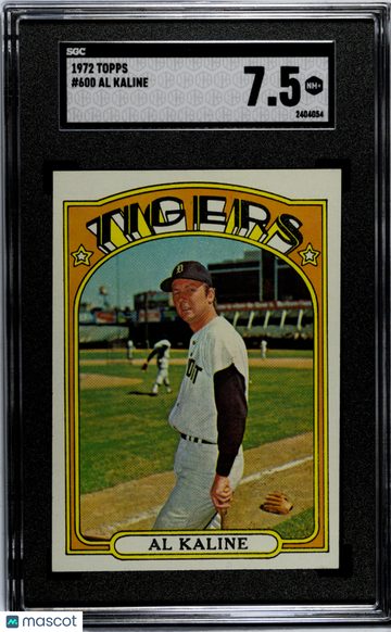 1972 Topps Al Kaline #600 SGC 7.5