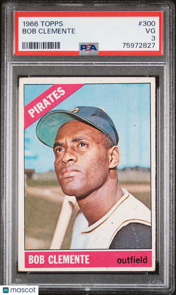 1966 Topps Bob Clemente #300 PSA 3
