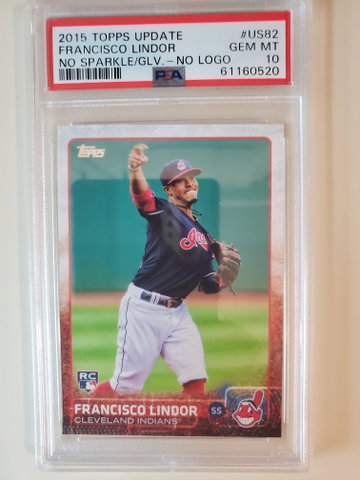 FRANCISCO LINDOR 2015 TOPPS UPDATE PSA 10 ROOKIE