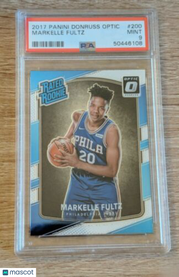 2017 Panini Donruss Optic Markelle Fultz #200 Rookie PSA 9