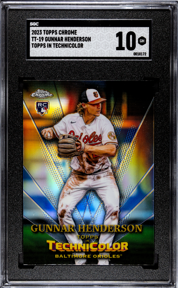 GUNNAR HENDERSON 2023 Topps Chrome Technicolor ROOKIE #TT-19 SGC 10