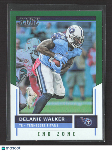 2017 Panini Score End Zone Delanie Walker #326 Green