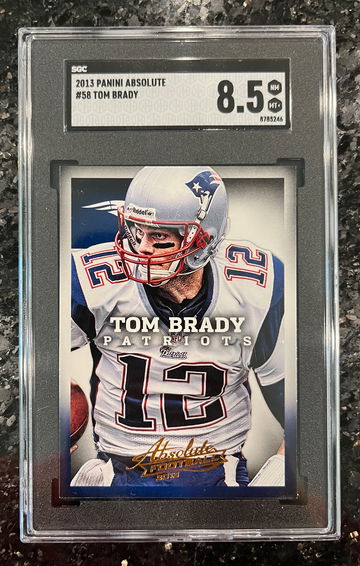 2013 Panini Absolute Retail TOM BRADY #58 SGC 8.5 Mint GOAT 🔥