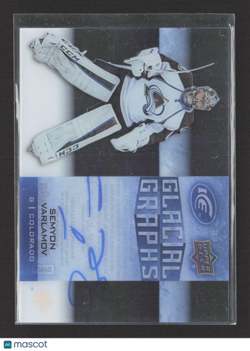 2016 2015 Upper Deck Ice Glacial Graphs Semyon Varlamov #GG-SV