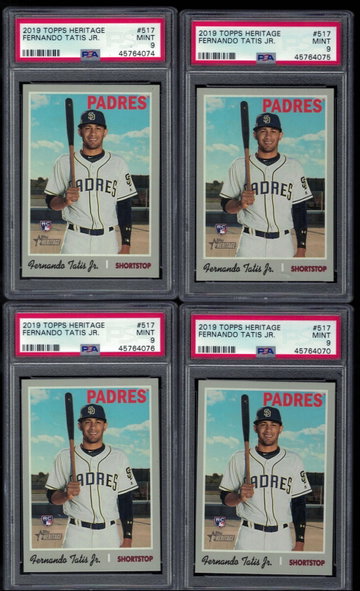 Ferando Tatis Jr LOT OF 4