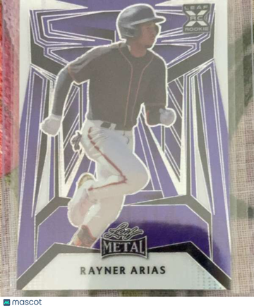 2023 Leaf Metal - Purple Wave Rayner Arias #B-89