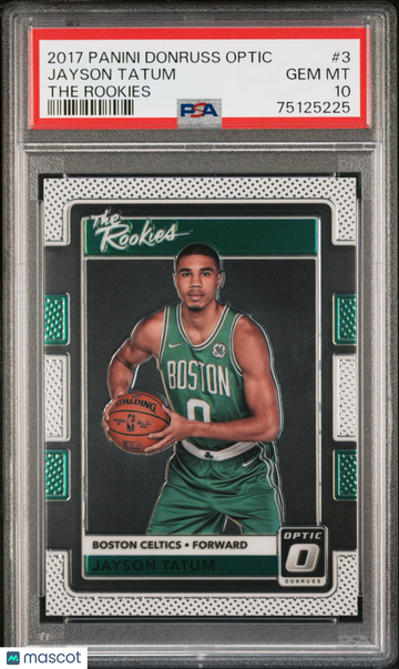 2017 Panini Donruss Optic The Rookies Jayson Tatum #3 PSA 10