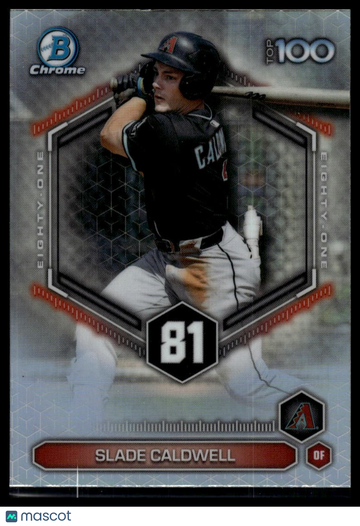2026 Bowman Slade Caldwell #BTP-81 Bowman Scouts' Top 100