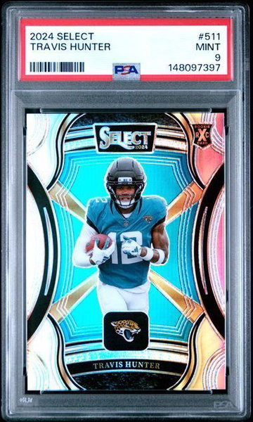 2024 Select | Rookie Travis Hunter | XRC | #511 | PSA 9