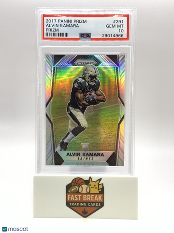 2017 Panini Prizm Alvin Kamara #291 PSA 10