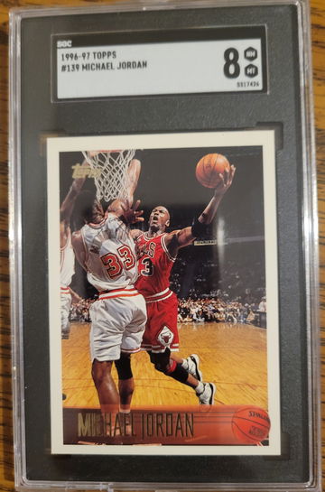 1996-97 Topps Michael Jordan #139 SGC 8
