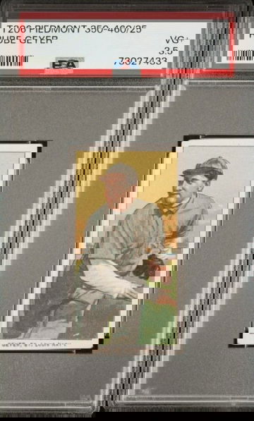 1909-11 T206 #186 Rube Geyer PSA 3.5 Follow Thru Piedmont 350-460/25