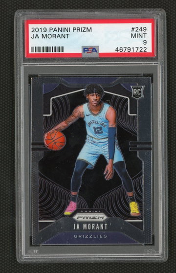 Ja Morant Panini Prizm Rookie PSA 9