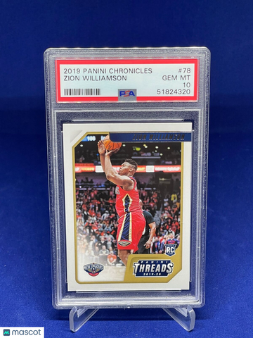 2019 Panini Chronicles Zion Williamson #78 PSA 10