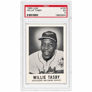 1960 Leaf/Donruss Willie Tasby #100 PSA 5