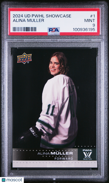 2024 Upper Deck Pwhl Showcase Alina Muller #1 PSA 9