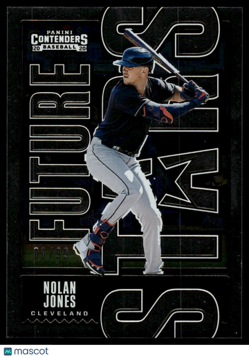 2020 Panini Contenders Nolan Jones #FS-13 Future Stars Gold SN