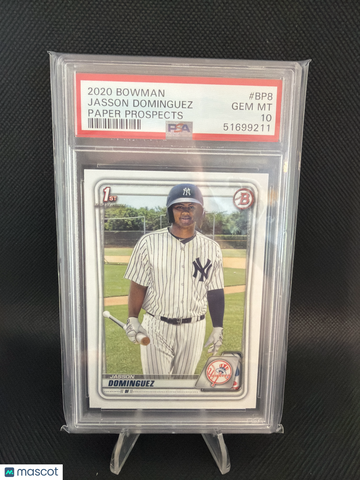 2020 Bowman Prospects Jasson Dominguez PSA 10