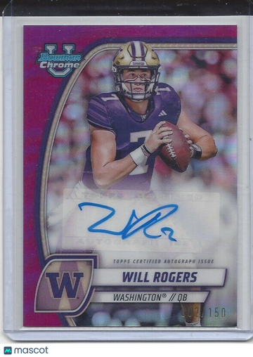 2024 Bowman Chrome University Football #164