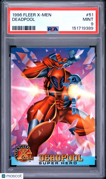 1996 Fleer X-Men Deadpool #51 PSA 9