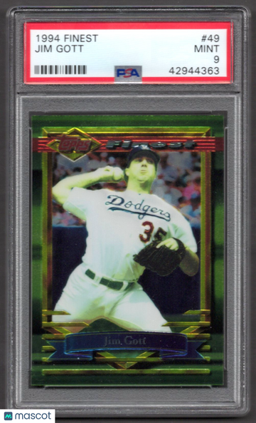 1994 Finest Jim Gott #49 PSA 9