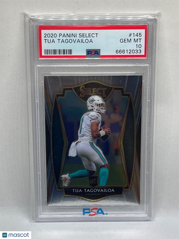 2020 Panini Select Tua Tagovailoa #145 PSA 10