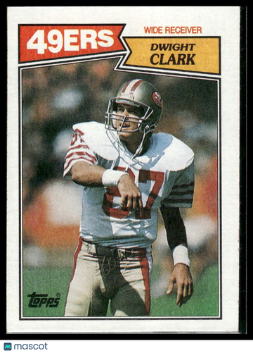 1987 Topps Dwight Clark #116