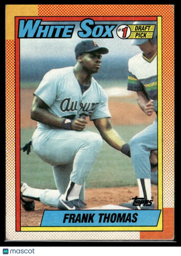 1990 Topps Frank Thomas #414a ICONIC,RC