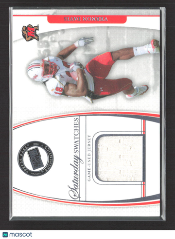 2006 Press Pass Legends Saturday Swatches Vernon Davis #LJC/VD Game-Used Jersey