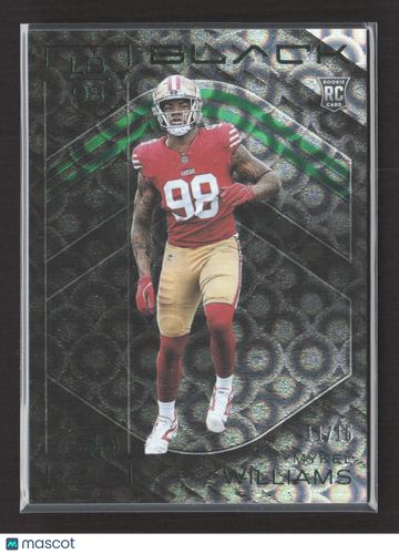 2025 Panini Black Mykel Williams #140 /16 RC