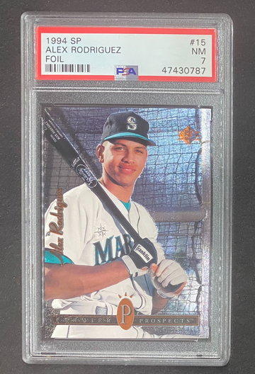 ALEX RODRIGUEZ 1994 Upper Deck SP RC! PSA 7