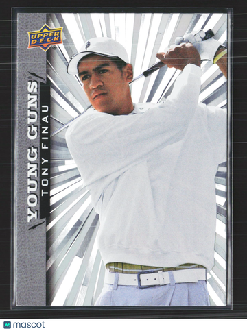 2026 Upper Deck Golf Young Guns Outburst Tony Finau #137