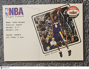 2001 Fleer Shoebox NBA Flight School Kobe Bryant #2