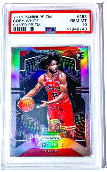2019 Prizm Coby White Silver PSA 10
