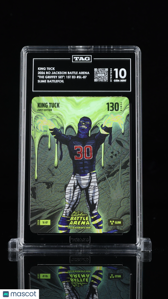 2026 Bo Jackson Battle Arena King Tuck #SL-87 Slime Battlefoil TAG 10
