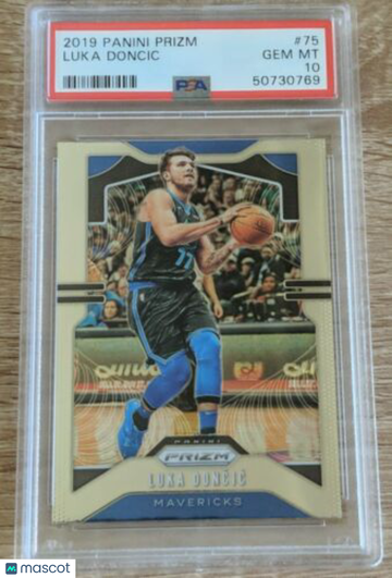 2019 Panini Prizm Luka Doncic #75 Parallel PSA 10