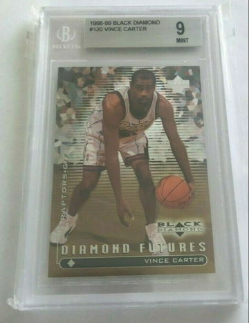 1998-99 Upper Deck Black Diamond Vince Carter BGS 9 Mint