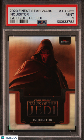 2023 Topps Finest Star Wars Tales Of The Jedi Inquisitor #TOTJ22 PSA 9