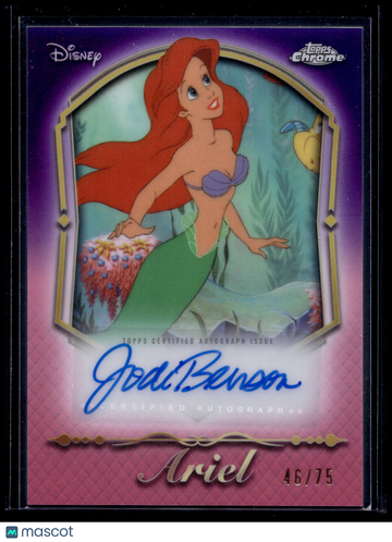 2026 Topps Disney Chrome Jodi Benson 46/75 Certified Autograph #PA-JB