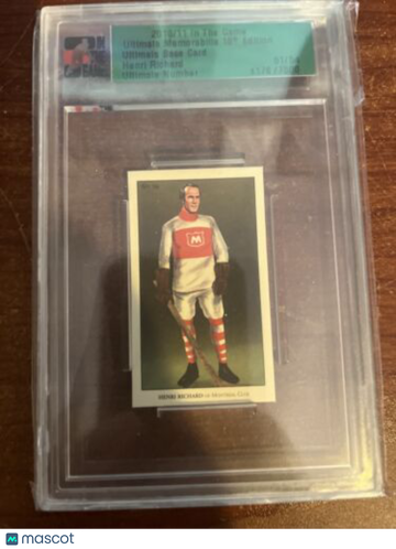 2010 Henri Richard Memorabilia Manufacturer