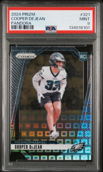 2024 Panini Prizm Pandora Prizm Cooper Dejean #321 /400 PSA 9
