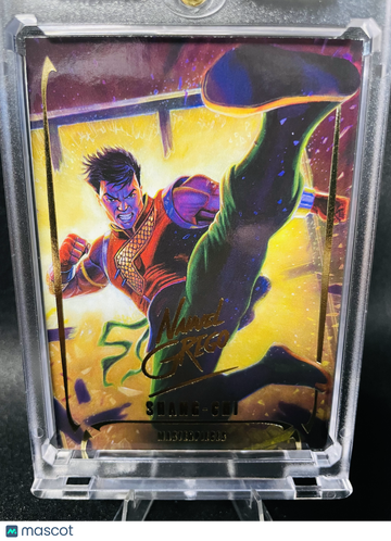 2022 Upper Deck Marvel Masterpieces Holofoil Dan Dos Santos Signature #26 Shang-Chi Trading Card